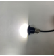 HALF MOON - BLACK CASING ALUMINUM - LED COURTESY LIGHT- 12 volts - IP67 -1 WATT - WK-SS1APX - AZLED
